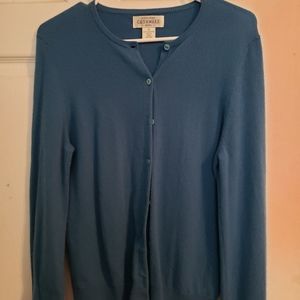 Women's cashmere button up sweater